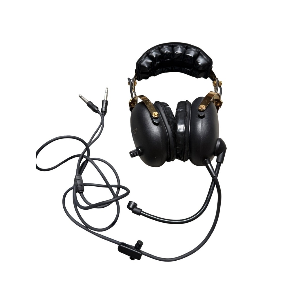 Sigtronics S-68 Aviation Pilot Headset Dual GA‎ Plug PTT Boom Mic USA - Picture 3 of 15